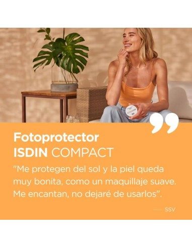 Fotoprotector Isdin 50+ Compact medio 10 G
