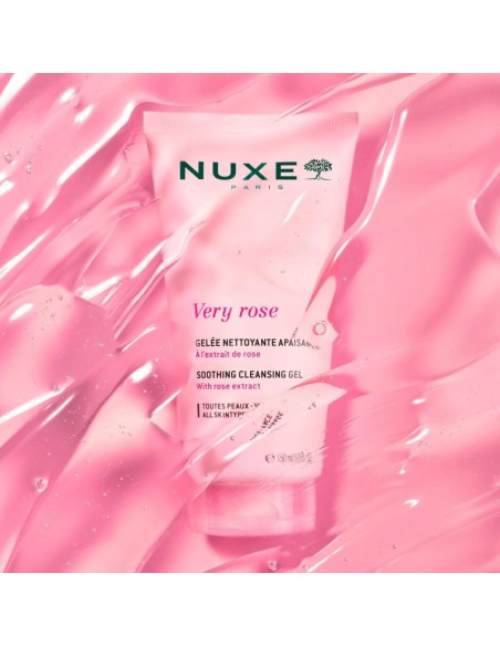 Nuxe Gel Limpiador calmante Very Rose , 150 ml