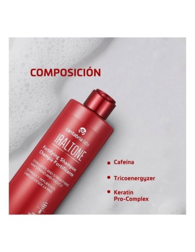 Iraltone champu fortificante 1 envase 400 ml