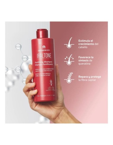 Iraltone champu fortificante 1 envase 400 ml