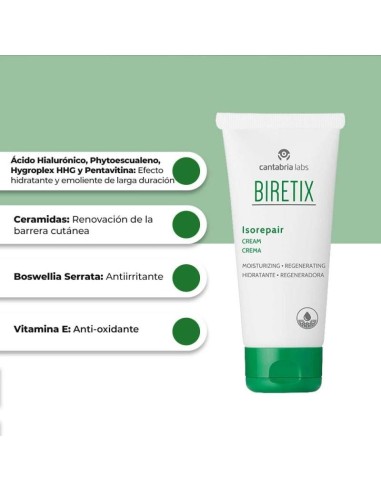 Biretix Isorepair Crema Hidratante Regeneradora 50 ml