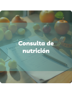 Consulta de nutrición