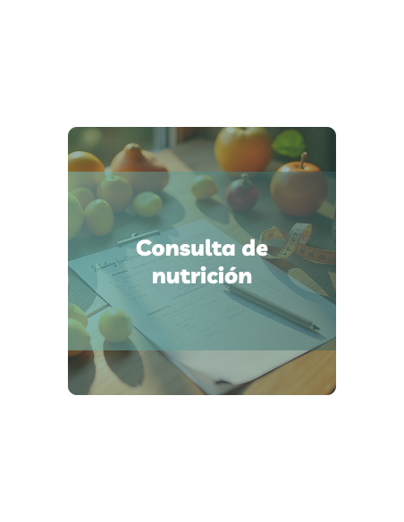 Consulta de nutrición