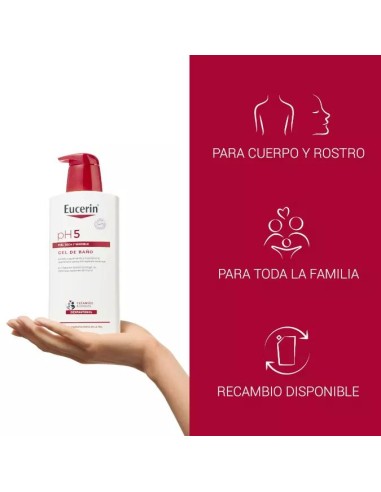 Eucerin pH5 Gel de Baño Corporal 400 ml