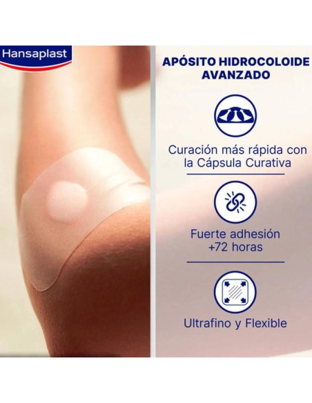 Hansaplast Second Skin Protection XL 3 Parches