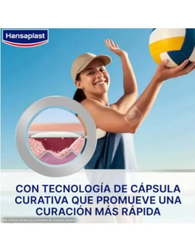 Hansaplast Second Skin Protection XL 3 Parches