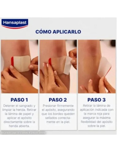 Hansaplast Second Skin Protection XL 3 Parches