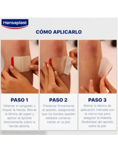 Hansaplast Second Skin Protection XL 3 Parches