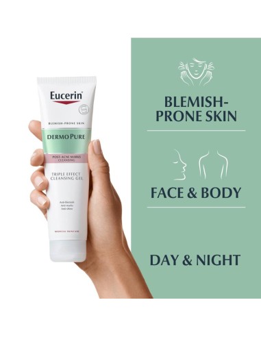 Eucerin Dermopure Gel Triple efecto 150 ml