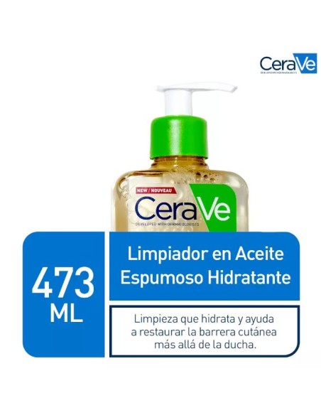 CeraVe Limpiador en Aceite Espumoso Hidratante 473 ml