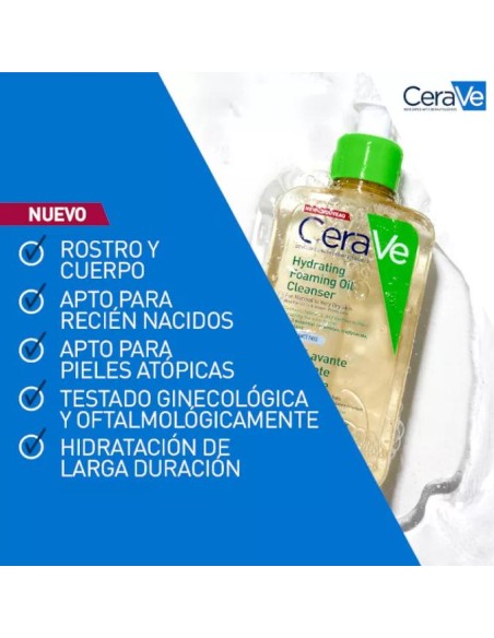 CeraVe Limpiador en Aceite Espumoso Hidratante 473 ml