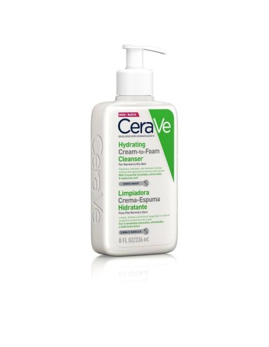 Cerave Hydrating Crema-Espuma Limpiadora Hidratante236 Ml