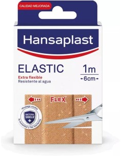 Hansaplast Elastic Anti Bacteriano 1m x 6 cm