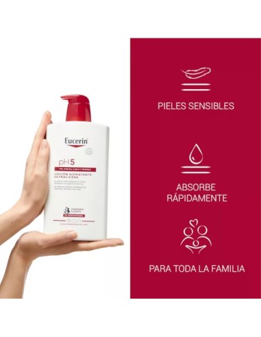 Eucerin pH5 Loción Hidratante Ultraligera 1000 ml