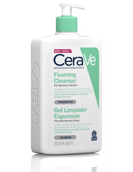 Cerave  Gel Limpiador Espumoso 1 L
