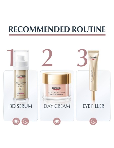 Eucerin Hyaluron-Filler Crema de Dia Rose FPS 30 50 ml