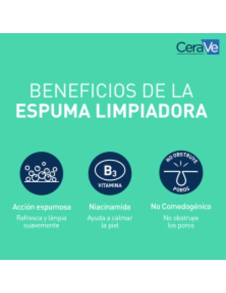 Cerave Gel Limpiador espumoso 473 ml