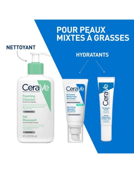 Cerave Gel-Crema Hidratante Oil control, 52 ml, 