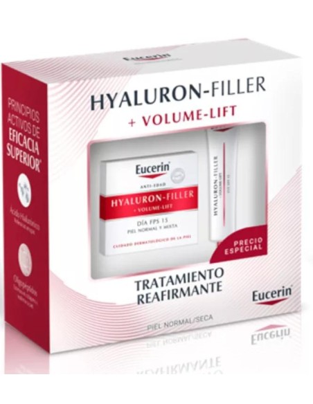 Eucerin Hyaluron-Filler Volume Lift SPF15 50 ml + Contorno Ojos 15 ml