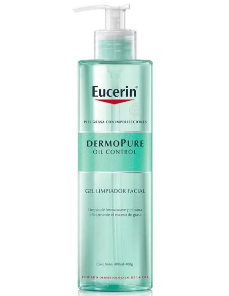 Eucerin Dermopure Oil Control Gel Limpiador Facial 400 ml
