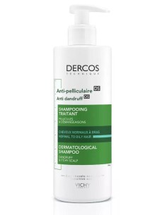 Vichy Dercos Champú Anticaspa DS Cabello Normal y Graso 390 ml