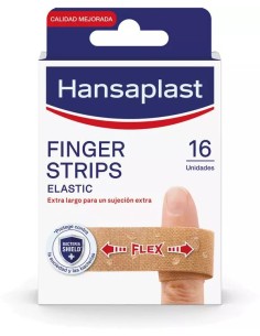 Hansaplast Elastic Tiras Para Dedos 16 uds