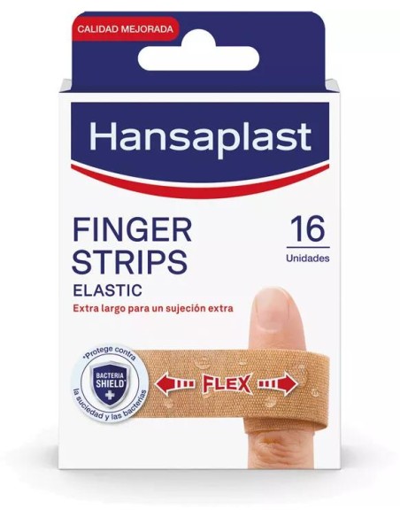 Hansaplast Elastic Tiras Para Dedos 16 uds