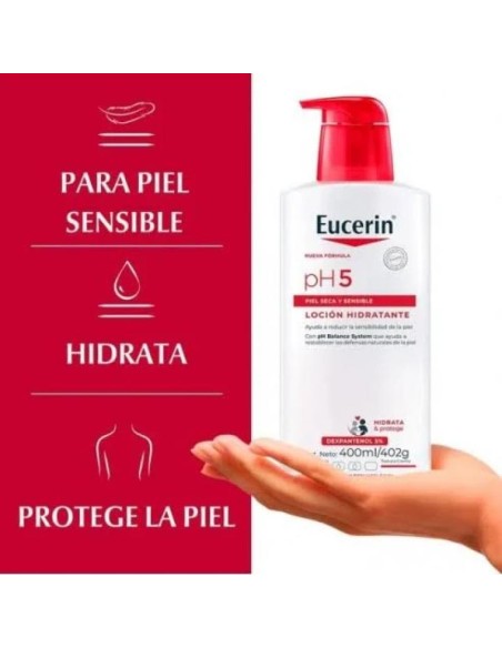 Eucerin Duplo Locion Ph5 calmante y protectora 400ml