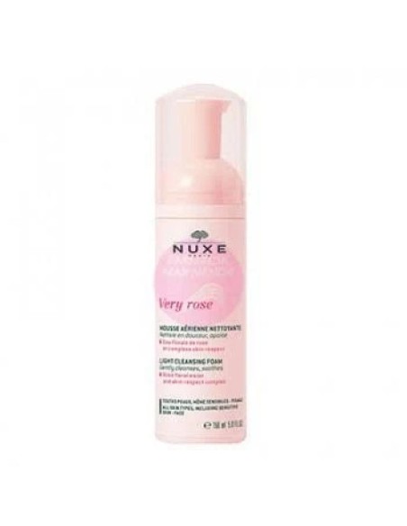 Nuxe Very Rose Mousse Ligera Limpiadora 150 ml