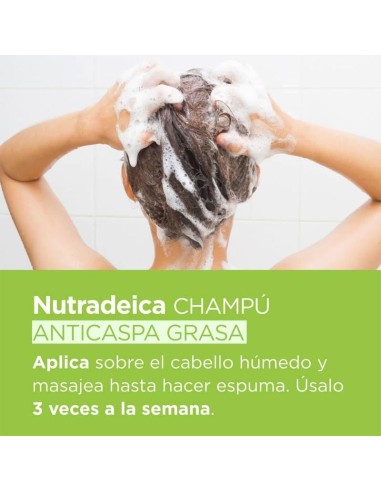 Isdin Champú Nutradeica Anticaspa grasa 400 ml