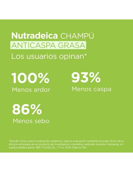 Isdin Champú Nutradeica Anticaspa grasa 400 ml