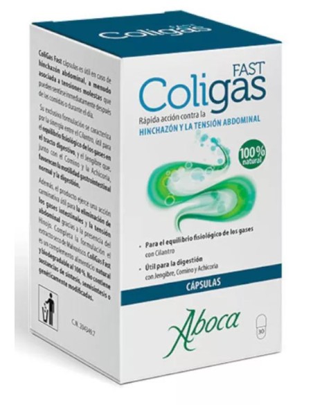 Aboca Coligas Fast 30 Cápsulas