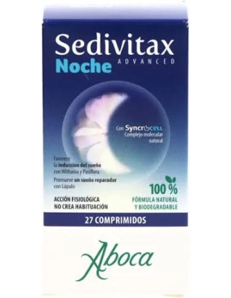 Aboca Sedivitax Noche Advanced 27 Comprimidos