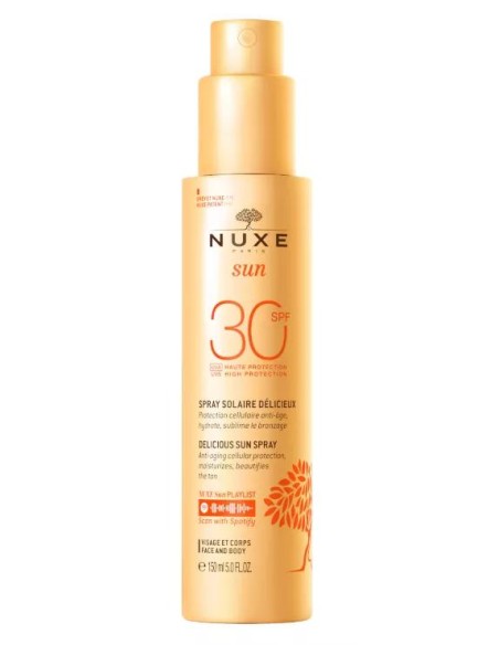 Nuxe Sun Spray Solar Delicioso Protección Rostro y Cuerpo SPF30 150 ml