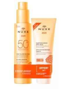 Nuxe Sun Spray Solar Delicioso SPF50 150 ml + Champú After Sun 100 ml