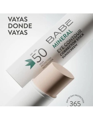 Babé Mineral Contorno de Ojos Stick Corrector SPF50 4g