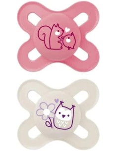 Mam Chupete Original Start 0-2 Silicona color rosa