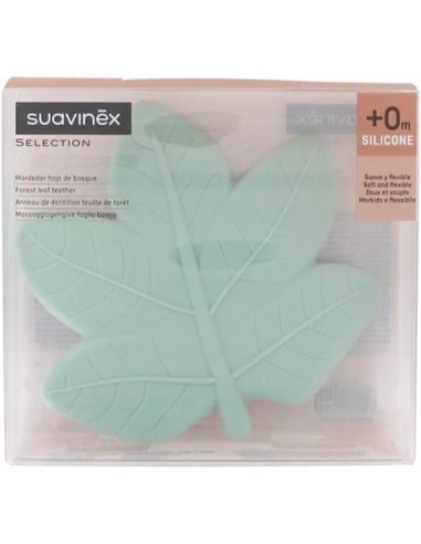 Suavinex Selection Mordedor Silicona Hoja Bosque Poetry
