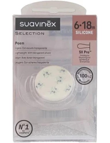 Chupete Silicona Fisiológico Suavinex Sx Pro Selection Poetry 6
