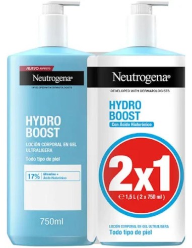 Neutrogena Hydro Boost Loción Corporal Hidratante Gel 2 envases