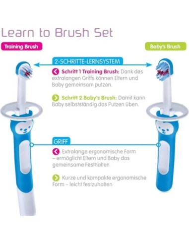 Mam Cepillo Dental Baby ́s Brush 6+m Azul