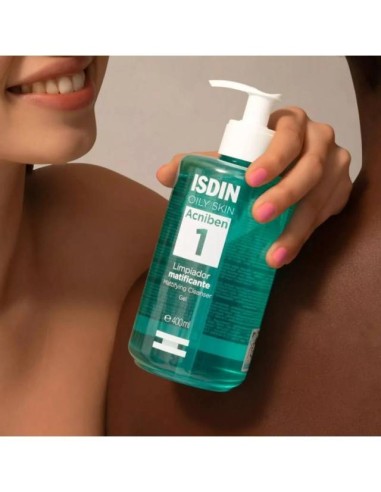 Acniben Gel Limpiador Matificante 400ml - Isdin