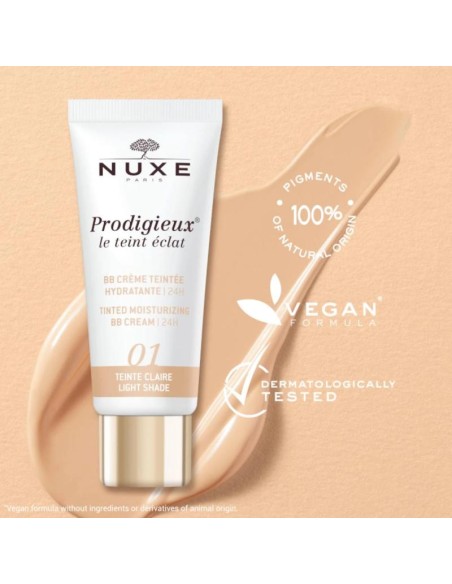 PRODIGIEUX BB CREAM 24H  1 TUBO 30 ML TONO CLARO