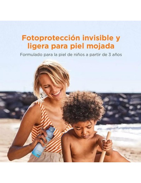FOTOPROTECTOR ISDIN SPF 50 PEDIATRICS SPRAY TRANSPARENT WET 
