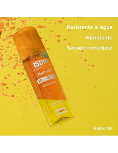 FOTOPROTECTOR ISDIN HYDRO 2 OIL SPF 30  1 ENVASE 200 ML