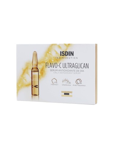 ISDINCEUTICS FLAVO-C ULTRAGLICAN  10 AMPOLLAS 2 ML