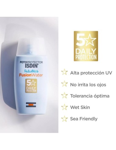 FOTOPROTECTOR ISDIN PEDIATRICS FUSION WATER SPF 50+ 1 ENVASE