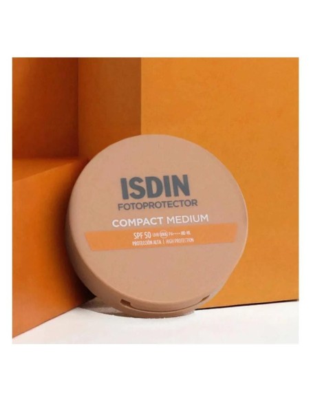FOTOPROTECTOR ISDIN COMPACT SPF 50+ MAQUILLAJE COMPACTO OIL- MEDIO