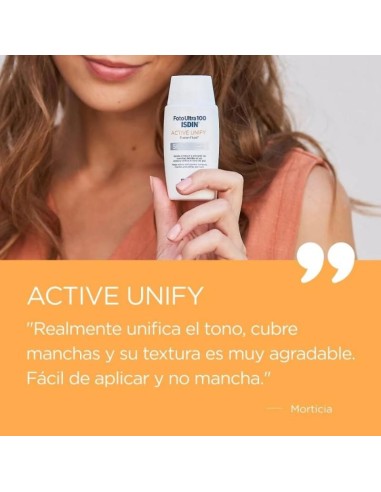FOTOULTRA 100ISDIN ACTIVE UNIFY FUSION FLUID  1 ENVASE 50 ML