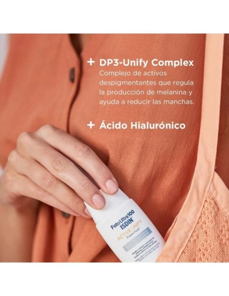 FOTOULTRA 100ISDIN ACTIVE UNIFY FUSION FLUID  1 ENVASE 50 ML